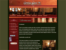 Tablet Screenshot of genius-loci.cz